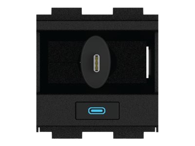 Crestron Gravity Cable Retractor FT2A-CBLR-GR-4K-USBC-HD - Cable retraction system - USB Type C - black - for P/N: FT2-202-ELEC-PTL-B, FT2-500-ELEC-PTL-B