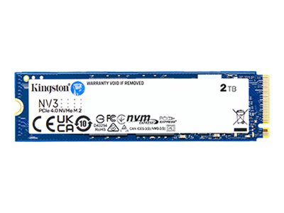 Kingston NV3 - SSD - 2 TB - internal - M.2 2280 - PCIe 4.0 x4 (NVMe)