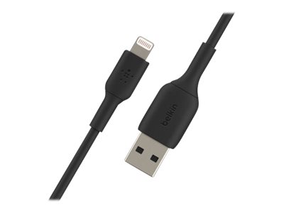 Belkin BoostCharge - Lightning cable - Lightning male to USB male - 3 m - black