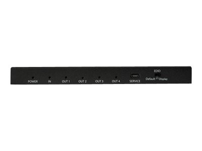 StarTech.com HDMI Splitter - 4-Port - 4K 60Hz - HDMI Splitter 1 In 4 Out - 4 Way HDMI Splitter - HDMI Port Splitter (ST124HD202) - Video/audio splitter - 4 x HDMI - desktop