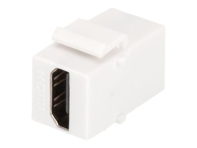 HDMI 2.0 KEYSTONE MODULE FEMALE/FEMALE COLOR WHITE