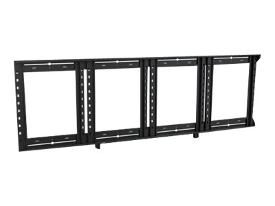 Middle Atlantic C3 Series Credenza - Mounting component (4 bay frame) - steel - black - cabinet unit