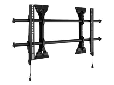Chief Fusion Large Adjustable Fixed Display Wall Mount - For Displays 42-86\" - Black - Bevestigingskit (muurmontage) - voor plat scherm - zwart - schermgrootte: 42\"-86\" - te bevestigen aan de muur
