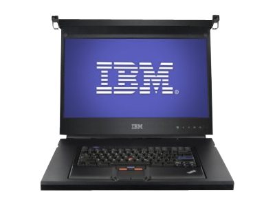Lenovo Standard Console - KVM console - 18.5\" - rack-mountable - 1366 x 768 @ 60 Hz - TN - 250 cd/m² - 1000:1 - VGA - 1U