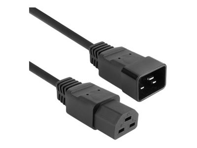 POWERCORD C20 - C21 BK 2.00M. 1 stk