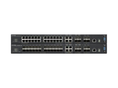 Zyxel XGS4600-32 - Switch - L3 - Managed - 24 x 10/100/1000 + 4 x combo Gigabit SFP + 4 x 10 Gigabit SFP+ - rack-mountable