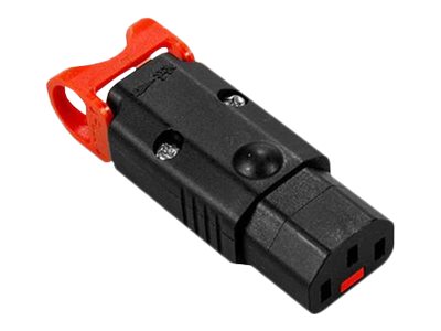 IEC LOCK C13 CONNECTOR. 1 stk