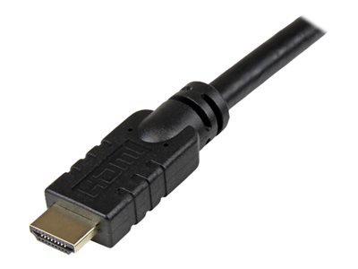 StarTech.com 30m 100 ft High Speed HDMI Cable M/M - Active - 26AWG - CL2 rated In-wall Installation - Ultra HD 4k x 2k - Active HDMI Cable (HDMM30MA) - HDMI cable - HDMI male to HDMI male - 30 m - double shielded - black