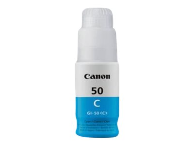 Canon GI 50 C - Cyan - original - ink refill - for PIXMA G5050, G6050, G7050, GM2050, GM4050