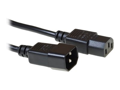 Netsnoer C13 - C14 zwart 0 3 m