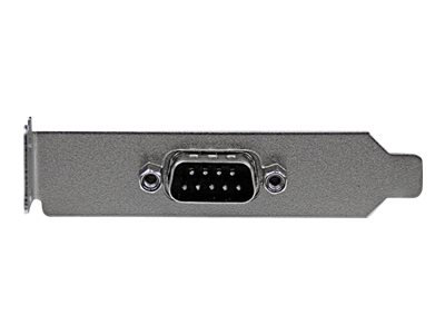 StarTech.com 9 Pin Serial Male to 10 Pin Motherboard Header LP Slot Plate - Serial panel - DB-9 (M) to 10 pin IDC (F) - 9.1 in - gray - PLATE9MLP - Serial panel - DB-9 (M) to 10 PIN IDC (F) - 23 cm - grey