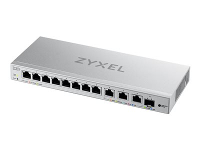 Zyxel XGS1250-12 - Switch - Managed - 8 x 10/100/1000 + 3 x 1/2.5/5/10GBase-T + 1 x 1 Gigabit / 10 Gigabit SFP+ - desktop