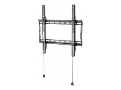 VISION Value Display Wall Mount - LIFETIME WARRANTY - fits large flat-panel display 37-65\" with VESA sizes up to 400 x 400 - latches in place - lockable - non-tilting - SWL 60 kg / 132 lb - black