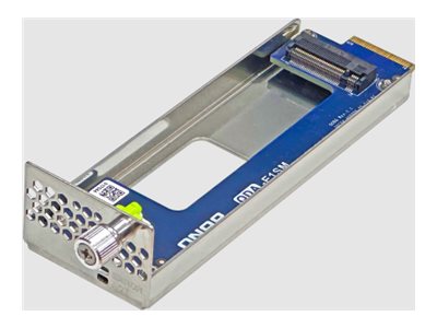 QNAP - Storage bay adapter - E1.S tray with M.2 2280 adapter v2 - M.2 - M.2 Card - EDSFF E1.S