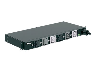 Panduit SmartZone G5 Basic - Power distribution unit (rack-mountable) - AC 415 V - 22000 VA - 3-phase WYE (star) - input: IEC 60309 3P+N+E - output connectors: 6 (6 x IEC 60320 C19) - 1U - 3 m cord - EMEA - black