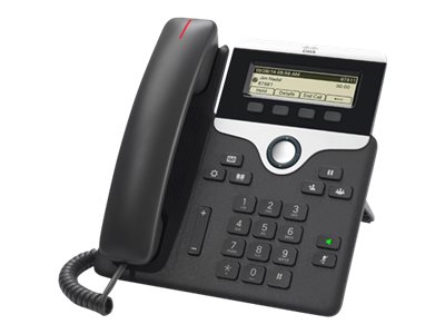 Cisco IP Phone 7811 - VoIP phone - SIP, SRTP - charcoal - remanufactured
