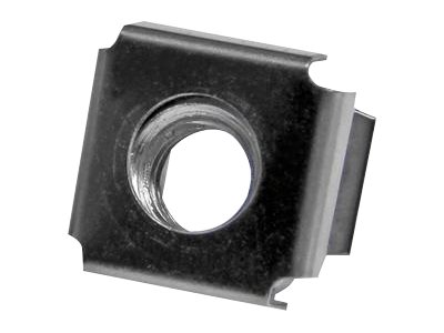 StarTech.com 50 Pkg M6 Cage Nuts for Server Rack Cabinet - Rack nuts (pack of 50) - CABCAGENUTS6 - Rack nuts (pack of 50) - for P/N: RACK-21U-20-WALL-OA, RACK-24U-20-WALL-OA, RK12OD2, SHELF-2U-20-CENTER-V