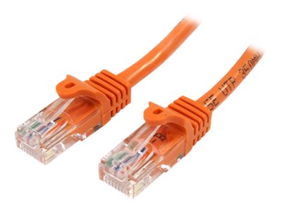 StarTech.com 2m Orange Cat5e / Cat 5 Snagless Patch Cable - Patch cable - RJ-45 (M) to RJ-45 (M) - 2 m - UTP - CAT 5e - molded, snagless - orange