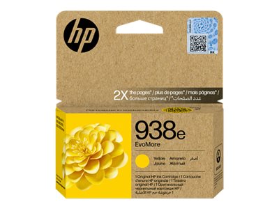 HP 938e EvoMore Yellow Original Ink Cart