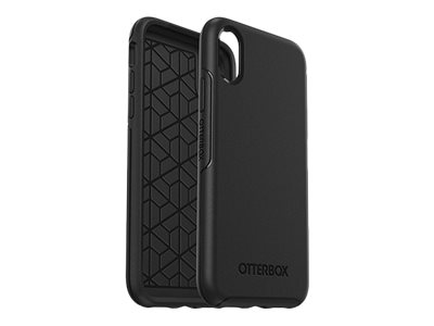 OtterBox Symmetry Series - Back cover for mobile phone - polycarbonate, synthetic rubber - black - for Apple iPhone XS