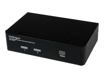StarTech.com 2 Port USB HDMI KVM Switch with Audio and USB 2.0 Hub - 1080p (1920 x 1200), Hotkey Support - Dual Port Keyboard Video Monitor Switch (SV231HDMIUA) - KVM / audio / USB switch - 2 x KVM / audio / USB - 1 local user - desktop - for P/N: IM12D1500P, SVA12M2NEUA, SVA12M5NA