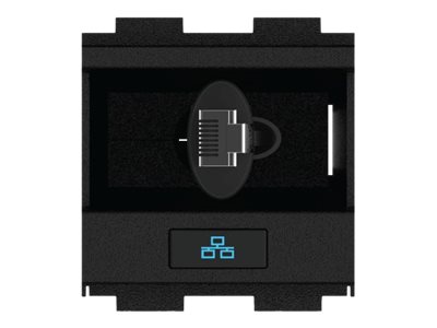 Crestron Gravity Cable Retractor FT2A-CBLR-GR-CAT6 - Cable retraction system - RJ-45 - black - for P/N: FT2-202-ELEC-PTL-B, FT2-500-ELEC-PTL-B