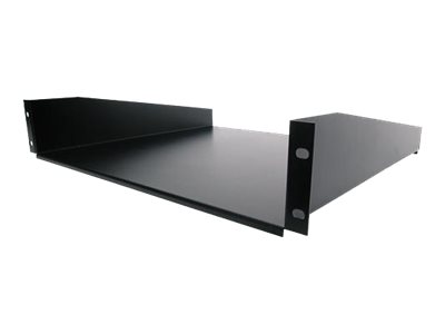 StarTech.com 2U Fixed Server Rack Mount Shelf, 16in Deep Steel Universal Cantilever Tray for 19\" AV/Data/Network Equipment Rack with Cage Nuts & Screws, 44lbs Weight Capacity, 60\" Deep - 2U Network Rack Shelf (CABSHELF) - Rack shelf - for P/N: RACK-18U-20-WALL-OA, RACK-21U-20-WALL-OA, RACK-24U-20-WALL-OA, RK12OD2, RK3236BKF