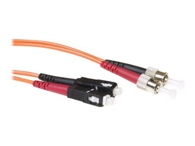 ACT SC-ST 62,5/125um OM1 Duplex fiber optic patchkabel 10 m