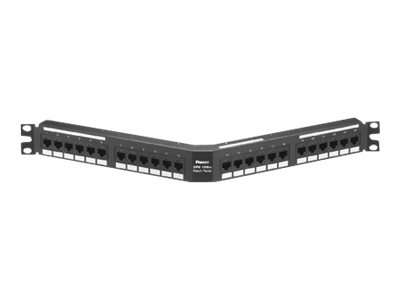 Panduit DP6A 10Gig - Patch panel - CAT 6a - RJ-45 X 24 - 1U - 19\"/23\"