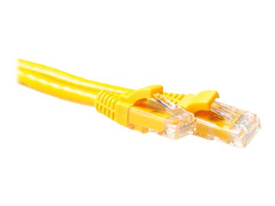 CAT6A U/UTP SNAGLESS YL  0.25M. 1 stk