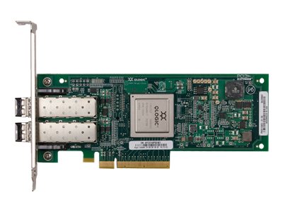 Lenovo ThinkServer QLE8242-CU-CK Dual Port CNA by QLogic - Network adapter - PCIe 2.0 x8 low profile - 10GbE - for ThinkServer RD340, RD440, RD540, RD640, TD340