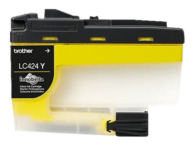Brother LC424Y - Yellow - original - ink cartridge - for Brother DCP-J1200W