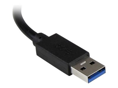 StarTech.com USB 3.0 Hub with Gigabit Ethernet Adapter - 3 Port - NIC - USB Network / LAN Adapter - Windows & Mac Compatible (ST3300GU3B) - Hub - 3 x SuperSpeed USB 3.0 + 1 x 10/100/1000 - desktop - for P/N: PEXUSB3S2EI, PEXUSB3S42, PEXUSB3S7, SVA5H2NEUA