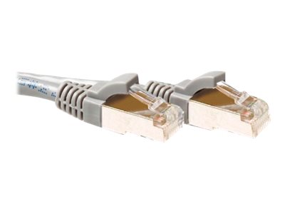 Grijze 0 5 meter SFTP CAT6A patchkabel snagless met RJ45 connectoren - PolyBag