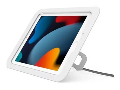 Compulocks iPad 10.2\" Lock and Security Case Bundle with Combination Cable Lock - Back cover for tablet - aluminium - white - 10.2\" - for Apple 10.2-inch iPad (7th generation, 8th generation, 9th generation)