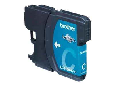 Brother LC1100HYCBP - High capacity - cyan - original - blister - ink cartridge - for Brother DCP-6690CW
