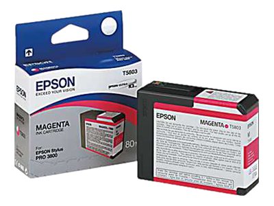 Epson T5803 - 80 ml - magenta - original - ink cartridge - for Stylus Pro 3800, Pro 3880