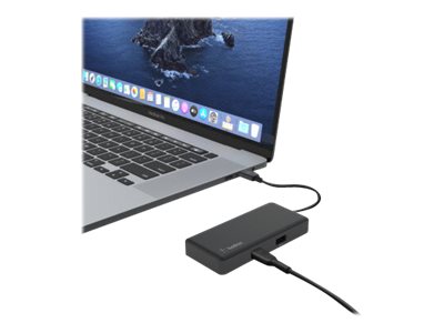 Belkin USB C 5-in-1 Travel Dock, Single display support up to 4K, HDMI,