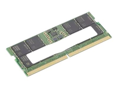 ThinkPad - DDR5 - module - 16 GB - SO-DIMM 262-pin - 4800 MHz / PC5-38400 - Campus - green - for ThinkPad T14 Gen 4 21HD, T15p Gen 3 21DA, 21DB