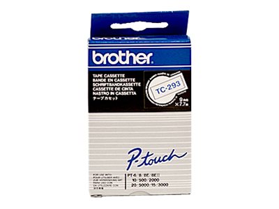 Brother - White, blue - Roll (0.9 cm x 7.7 m) 1 pcs. printer tape - for P-Touch PT-15, PT-20, PT-2000, PT-3000, PT-500, PT-5000, PT-6, PT-8, PT-8E