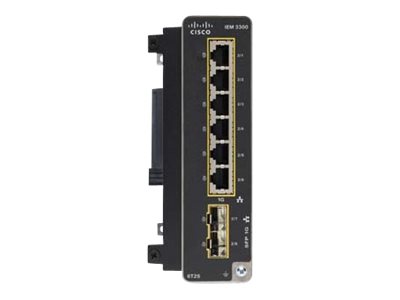 Cisco Catalyst - Expansion module - Gigabit Ethernet x 6 + SFP (mini-GBIC) x 2 - for Catalyst IE3300 Rugged Series
