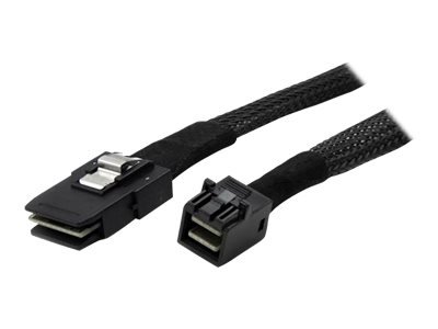 StarTech.com 1m Internal Mini SAS Cable - SFF-8087 to SFF-8643 - Mini SAS to Mini SAS (SAS87431M) - SAS internal cable - SAS 12Gbit/s - Mini SAS (SFF-8087) (P) to 4 x Mini SAS HD (SFF-8643) (P) - 1 m - straight connector, latched - black - for P/N: SFF86448PLT2