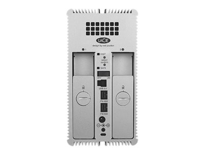 LaCie 2big Quadra - Hard drive array - 6 TB - 2 bays - 2 x 3 TB - FireWire 800, USB 3.0 (external)
