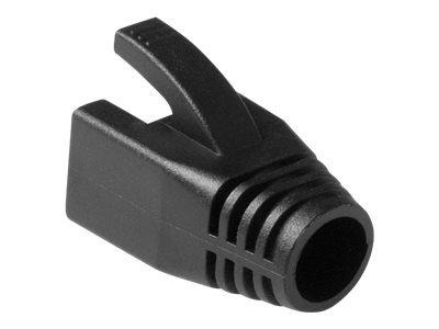 TULE RJ45 7.0MM ZWART. Zak 25 stk