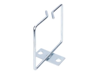 Cable Management Ring zinc-plat 80x80mm front opening central