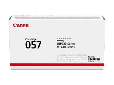 Canon 057 - Black - original - toner cartridge - for ImageCLASS LBP228, LBP236, LBP237, MF455, i-SENSYS LBP233, LBP236, MF453, MF455
