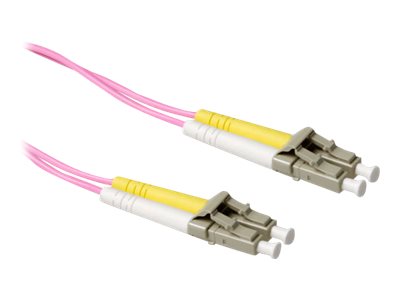 ACT - Patch cable - LC multi-mode (M) - LC multi-mode (M) - 1.5 m - fibre optic - 50 / 125 micron - OM4 - blue