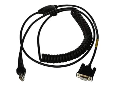 RS232C 12V SIGNAL BLK DB9 FEMAL3M COILED 5V EXTERNAL POWER