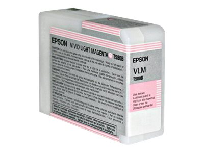 Epson - 80 ml - vivid light magenta - original - ink cartridge - for Stylus Pro 3880, Pro 3880 Mirage Edition, Pro 3880 Signature Worthy Edition