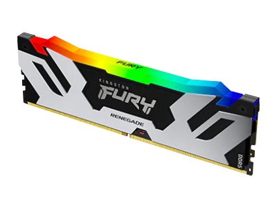 Kingston FURY Renegade RGB - DDR5 - module - 16 GB - DIMM 288-pin - 6000 MHz / PC5-48000 - CL32 - 1.35 V - unbuffered - on-die ECC
